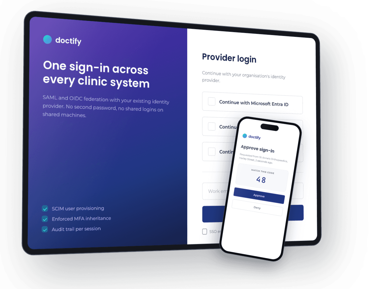 Enterprise SSO Integration for Healthcare Platform