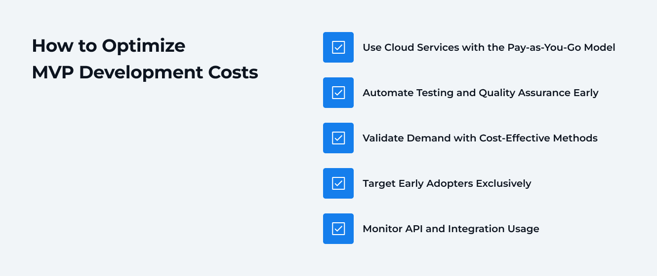 How to Optimize MVP Development Costs
