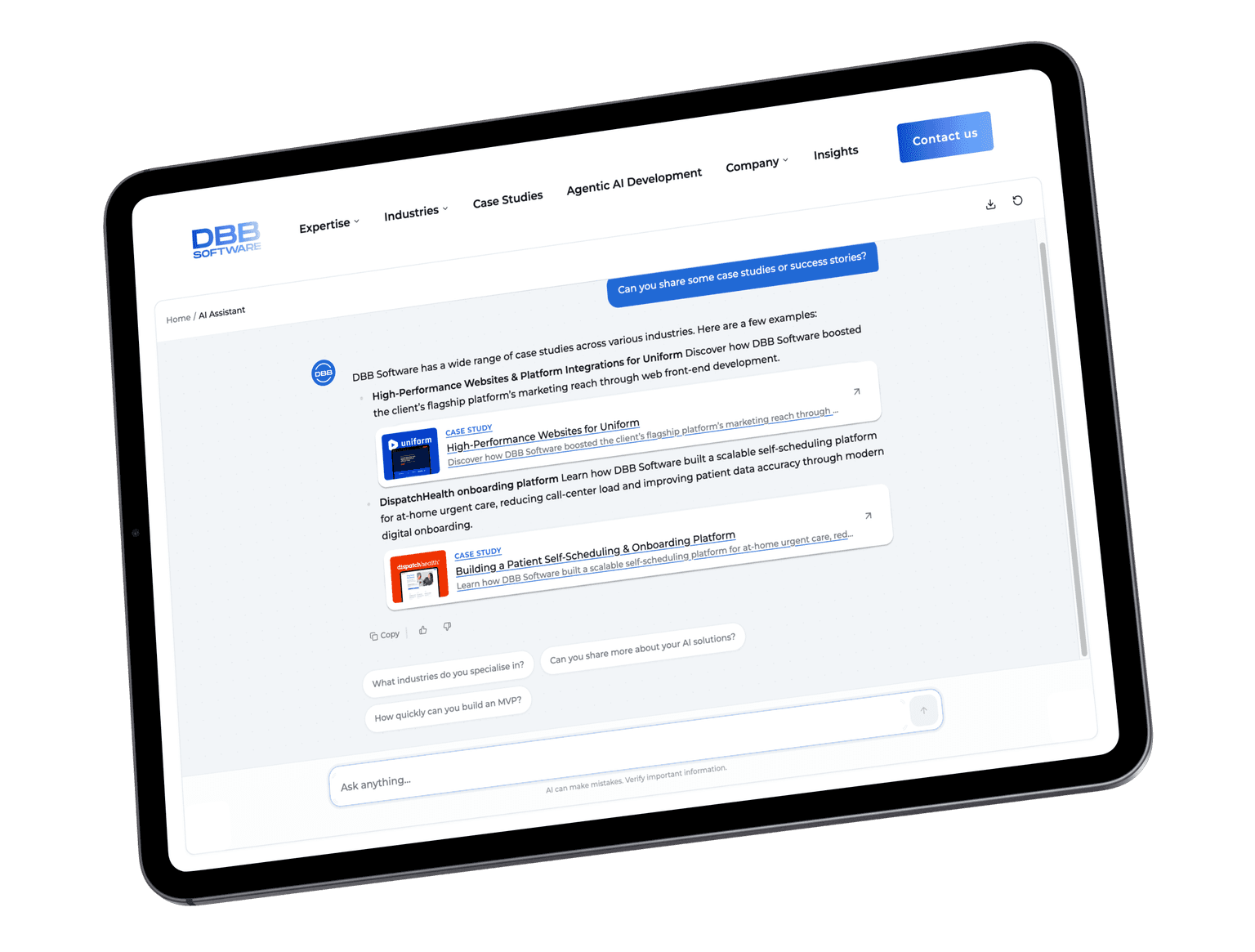DBB Software Case Study