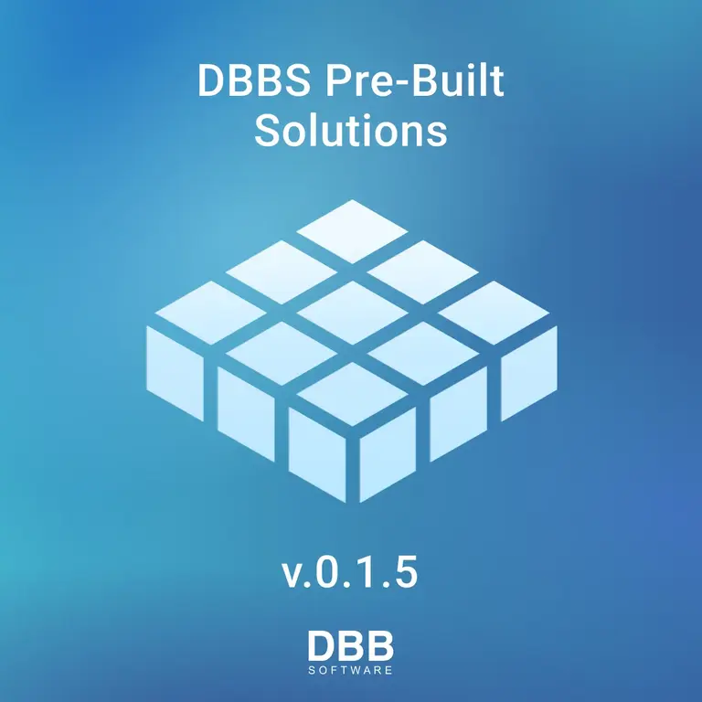 DBBS Pre-Built Solutions Update v. 0.1.5